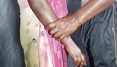 When Tha Wife Starts Bathing & Husband Romance Hot A Sex Fucking