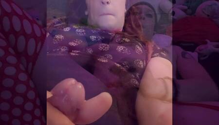Goth Tgirl Amber AddamsTG cumshot masterbation compilation