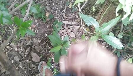 Bhojpuri boy in jungle full masti