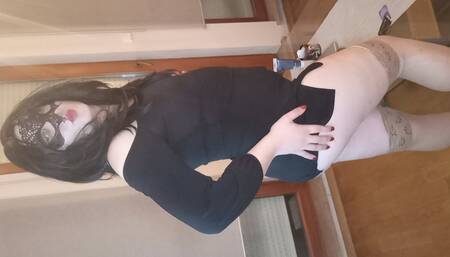 Sexy transmom makes a deal with virgin stepson ( dirty talk pov roleplay)
