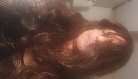 Sissy crossdresser gang bang again