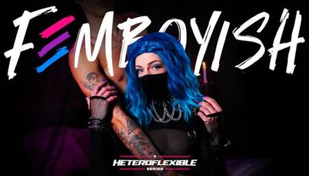 HETEROFLEXIBLE - Goth Femboy Edward Terrant Rides Straight College Footballer Angel Elias' Fat Cock