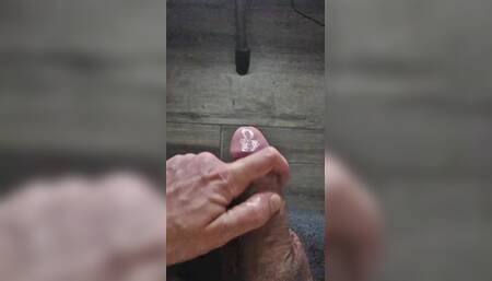 Foreskin Play, Jerking and Edging, Ruined Cum on Hand