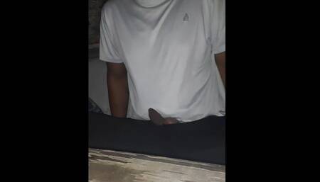 sitting on the chair for cumshot