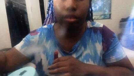 Teenie Watches from Jar as Giantess put on her Lipstick POV 1080 smaller