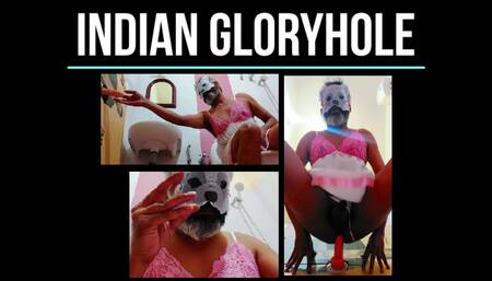 Indian Porn Desi Glory hole - Step brother fucks Sissy Fox Ranjini
