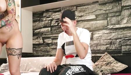 German amateur milf bitch seduces guy for cheating