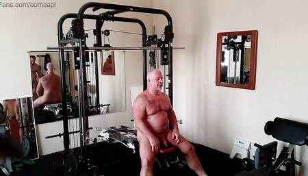 Cicciolo and Brizzolo Have Sex in the Home Gym Part 1