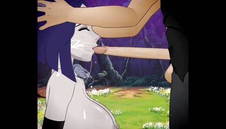 Raven Thirsty Little Cum Slut Gets Drenched While Giving Big Cock the Sloppiest Sluttiest Deepthroat Blowjob - Sdt