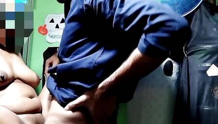 Stepmom make wish stepson fuck on this Halloween - hindi voice