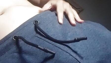 FLASHING, MOANING WHILE STROKING AND CUMSHOOTING