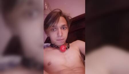 Hot Twink Play Hard with Dildo