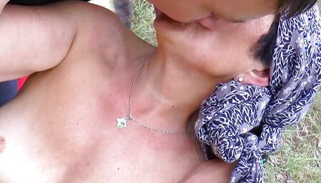 German old ugly granny next door fuck stranger outdoor