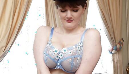 Dirty Demi as Masturbating Busty Police Woman in Sheer Pantyhose