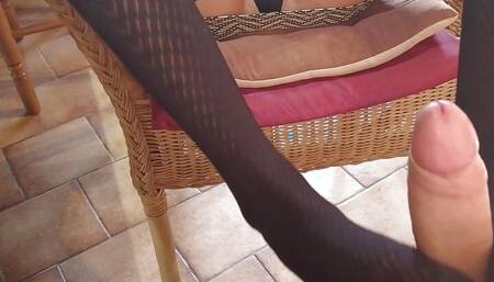 Jerk me off with your feet, I'll cum in your ass! - real amateur anal foot fetish and dirty talk