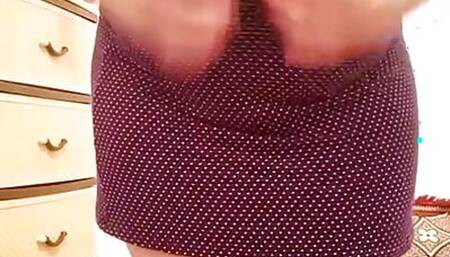 Moroccan wife speaks badly and pulling her breasts