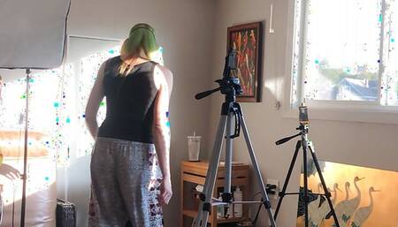 Behind the Scenes Studio Set Up