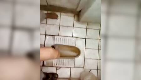 Asian bathroom boy musterbation