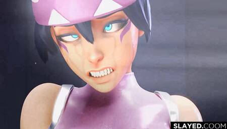 Overwatch - Taimanin Kiriko (Animation with Sound)