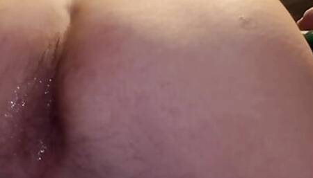 Fucking myself and cumming with no hands in my hand while fucking