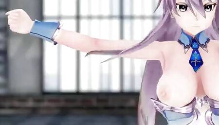 Fate Grand Order Bunny Altria Pendragon Hentai Dance Conqueror Playboy Undress Mmd 3D Purple Hair Color Edit Smixix