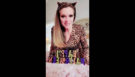 Happy Halloween 2023 Leopard Nikki Dildo Suck Fuck JOI