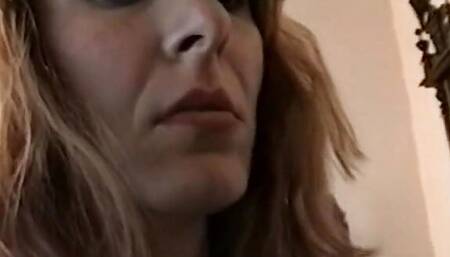 Naughty hot MILF with hot wet hairy pussy fucked in scene 01 from movie La tettona dal pelo folto