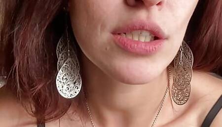 CAROLINA IENA - Italian hot wife tells her cuckold hubby what she just did with her black bull