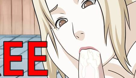 SASUKE CUMS IN TSUNADE'S MOUTH (NARUTO HENTAI)