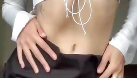 Petite slutty Stepsister catches Her stepbrother on her while she was changing clothes