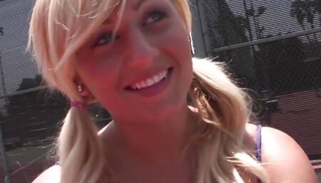 Pretty Blonde Morgan Is Lured In By Her First BBC