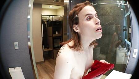 Behind the scenes aftercare shower
