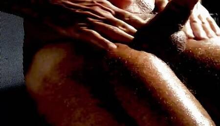 oiled up an slippery masturbation