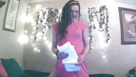 sexy wetting and diaper change!