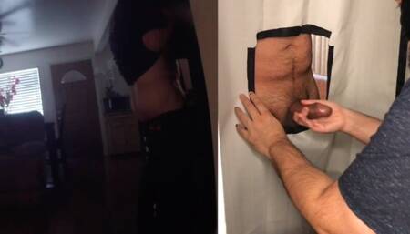 Straight Nerd Sucked at Gloryhole