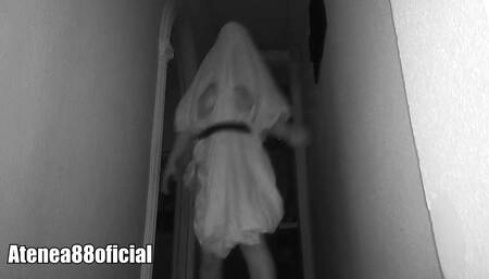 Ghost caught on camera  Very scary