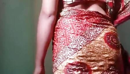 My wife after karwachauth show her full body and give a figuring show to her husband