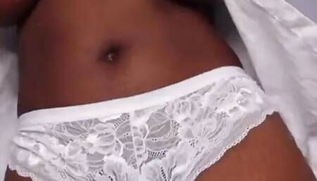 Ebony stepmom want a cock deep inside her tight pussy