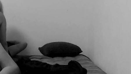 My wife was horny and woke me up by sucking my cock. she fucked me with her big ass. night vision