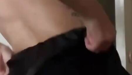 Cute girl with a perfect body after a shower wants dirty sex