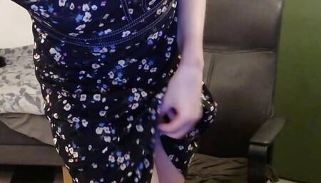 showing off in my dress for chat