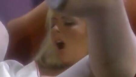 Elvis impersonator steals the prom queen and fucks her tight cunt on bed