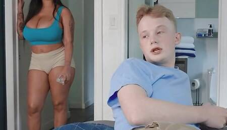 Curvy Brunette Advoree Motorboats Jimmy With Her Big Tits Before Letting Him Drill Her Pussy - REALITY KINGS