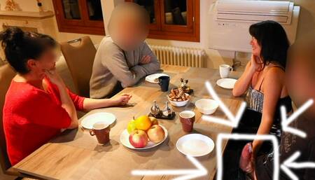 OMG! I PULLED OUT HIS COCK IN RESTAURANT IN PUBLIC!