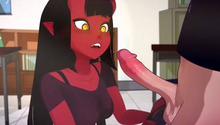 Meru The Succubus Episode 2 First School Day Having Sex With Horny Nerds