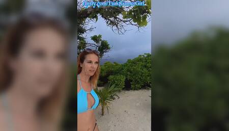 My First Cumwalk on Maldives ????????