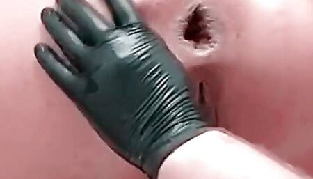 Fisting Her Lovely Loose Asshole