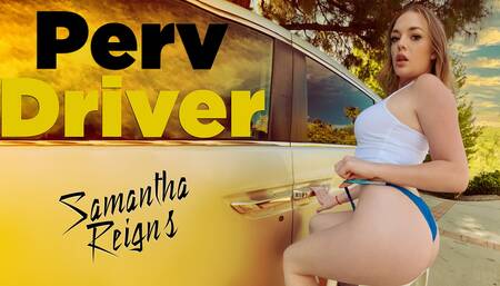 Busty GF Samantha Reigns Gets Back At Her Boyfriend And Cheats On Him In A Taxi - Perv Driver