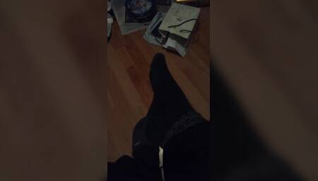 Feet go without socks because they are too sweaty