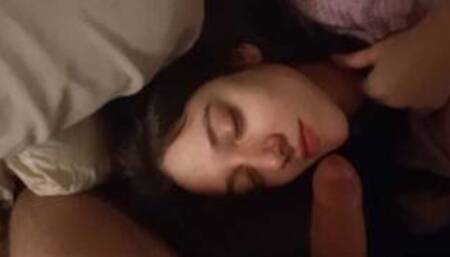 Sleepy PAWG Woken up for Dick after Partying